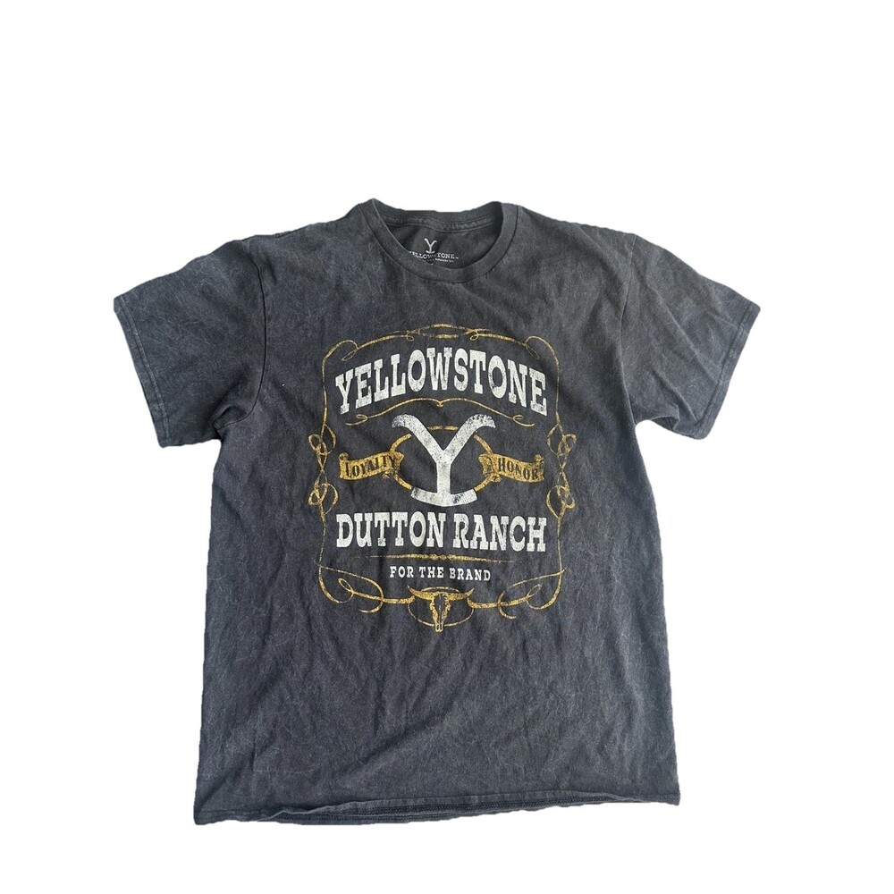 New Yellowstone Dutton Ranch For the Brand Unisex SS Medium T-Shirt Black